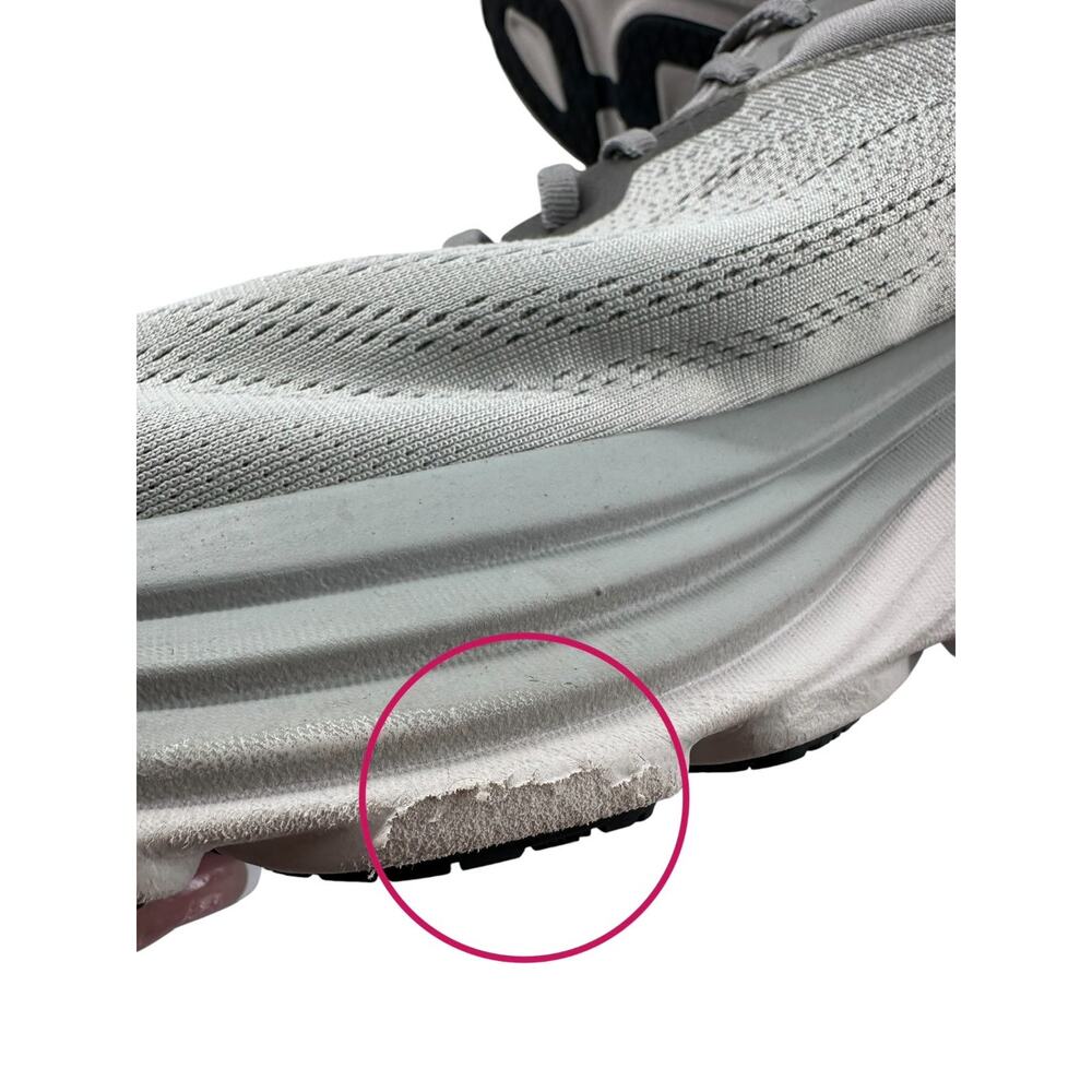 Hoka Bondi 8 Sharkskin X-Wide Running Shoes Men US 14 4E Gray Athletic Sneakers - Picture 14 of 16